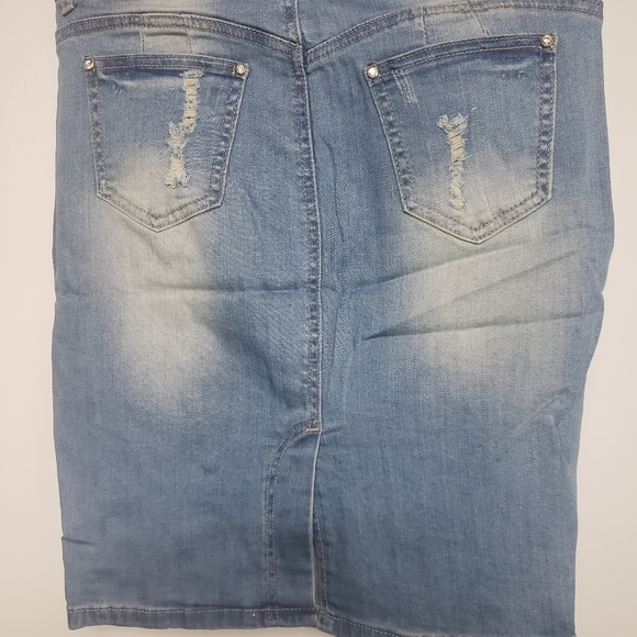 Bonage Blue Jean skirt - Picture 5 of 9